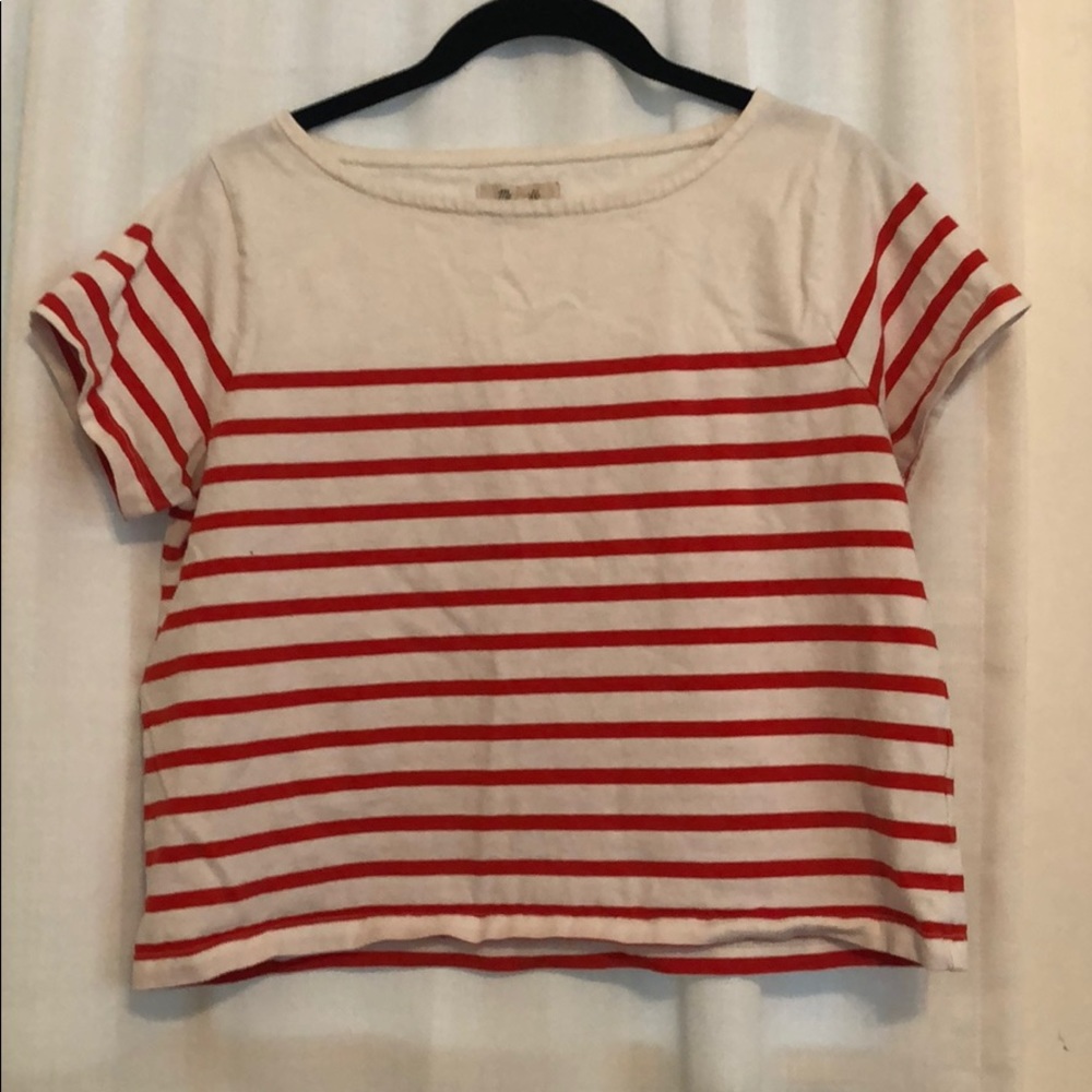 Madewell Boxy Crop Tee